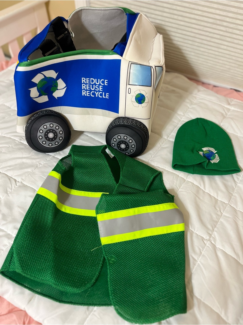 Kids' Recycling Truck Costume Set -Halloween costume -one size